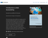 Introduction to Web Accessibility: Essential Accessibility for Everyone