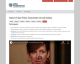 Government Role – Open Policy Video – Open Washington: Open Educational Resources Network