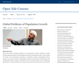 Global Problems of Population Growth