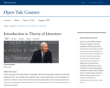 Introduction to Theory of Literature