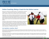 Online Mentoring: Becoming a Coach for the Online Learner
