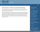 Introduction to Online Learning Tools