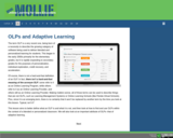 OLPs and Adaptive Learning