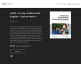 Adult Literacy Fundamental English - Course Pack 4
