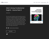 Adult Literacy Fundamental English - Course Pack 5