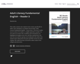 Adult Literacy Fundamental English - Reader 3