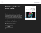 Adult Literacy Fundamental English - Reader 5