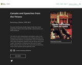 Canada and Speeches from the Throne