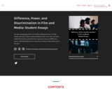 Difference, Power, and Discrimination in Film and Media: Student Essays