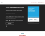 Plain Language Best Practices