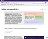 Defining Accessibility