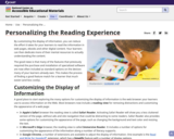 Personlizing the Reading Experience