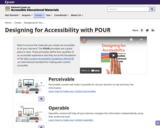 Designing for Accessiblity with POUR