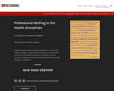 Professional Writing in the Health Discipline