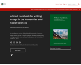 A Short Handbook for writing essays in the Humanities and Social Sciences