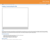 GVL - Coding:  Constructing the Site