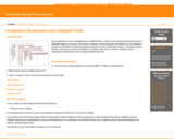 GVL - Integration Techniques and L'Hopital's Rule