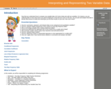 GVL - Interpreting and Representing Two Variable Data - Algebra I