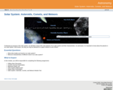GVL - Solar System: Asteroids, Comets, and Meteors