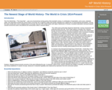 GVL - The Newest Stage of World History- The World in Crisis 1914-Present