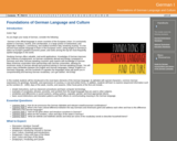 GVL - Foundations of German Language and Culture