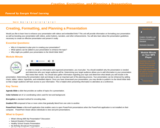 GVL - Creating Formatting Planning Presentation