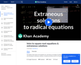 Extraneous Solutions to Radical Equations