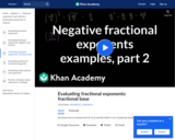 Negative fractional exponent examples 2