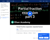 Partial Fraction Expansion 3