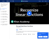 Recognizing Linear Functions