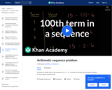 Finding the 100th Term in a Sequence