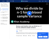 Review and intuition why we divide by n-1 for the unbiased sample variance