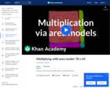 Understanding multiplication through area models