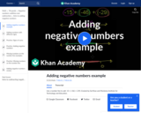 Example: Adding negative numbers