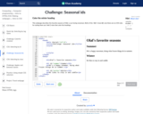 Challenge: Seasonal ids
