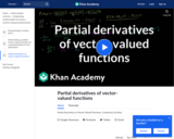 Partial Derivatives of Vector-Valued Functions