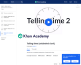 Telling time exercise example 2