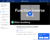 Function Inverses Example 2