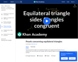 Equilateral Triangle Sides and Angles Congruent