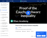 Proof of the Cauchy-Schwarz Inequality