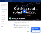 Getting a seed round from a VC