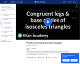 Congruent legs and base angles of Isosceles Triangles