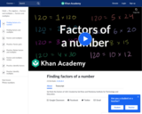 Finding Factors of a Number