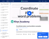 Coordinate plane word problems exercise