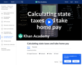Calculating state taxes and take home pay