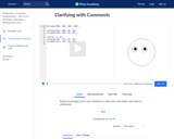 Clarifying with Comments