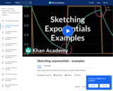 Sketching exponentials - examples