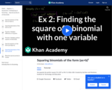 Square a Binomial