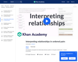 Interpreting and graphing relationships between patterns