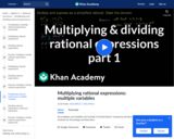 Multiplying and Dividing Rational Expressions 1